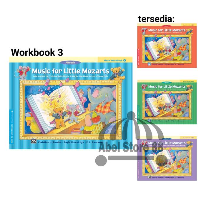 Gambar Music for Little Mozarts Workbook 1/2/3/4 - Buku Belajar Piano Anak - Workbook 3 dari Abel Store 88 undefined Tokopedia
