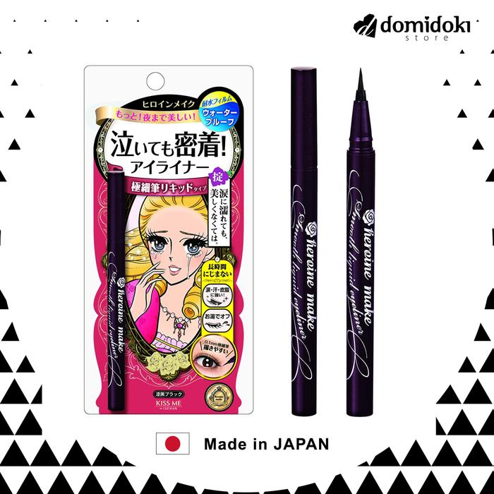Gambar Kiss Me Heroine Make Smooth Waterproof Liquid Eyeliner - Hitam dari Domidoki Store undefined Tokopedia