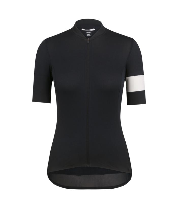 Gambar Rapha Women Classic Flyweight Jersey road bike wanita - Black White, L dari Running Bites undefined Tokopedia