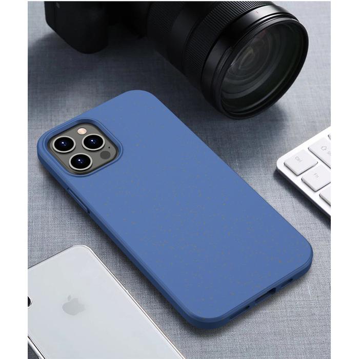 Gambar Premium Silicone Matte Case iPhone 12 Case iPhone 12 Pro Max 12 Mini - Biru, iP 12 atau Pro dari Allforgadget undefined Tokopedia