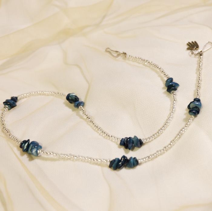 Gambar Merte - Strap Masker Batu Warna / Strap Kacamata / Gantungan Masker - Emerald, Strap Masker dari MERTE undefined Tokopedia