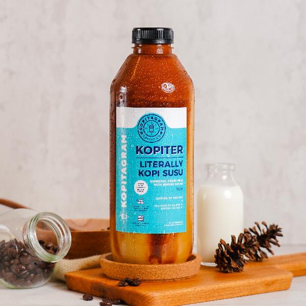 Gambar Kopi Susu 1 Liter - KOPITER (Kopi Seliter) Kopitagram - Normal Sugar dari Kopitagram undefined Tokopedia