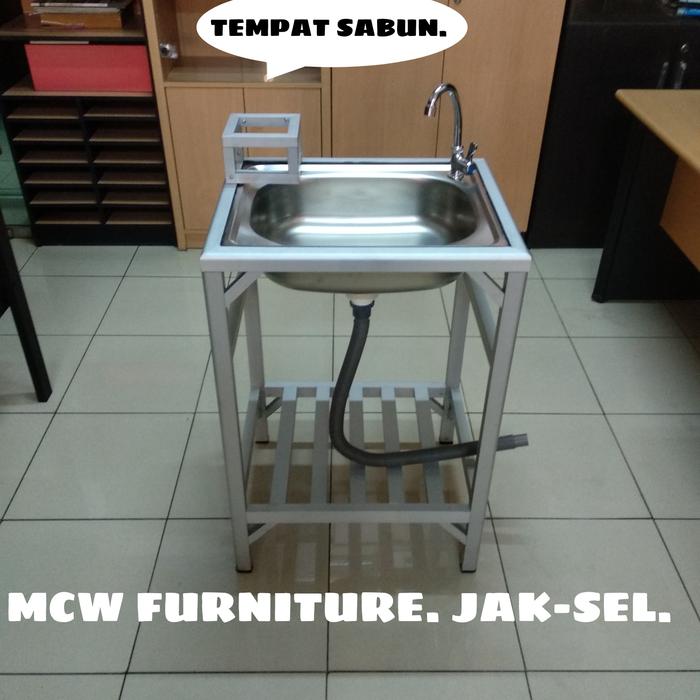 Gambar Sink portable,Kitchen sink,washtafel portable,cucian piring. dari MCW furniture undefined Tokopedia