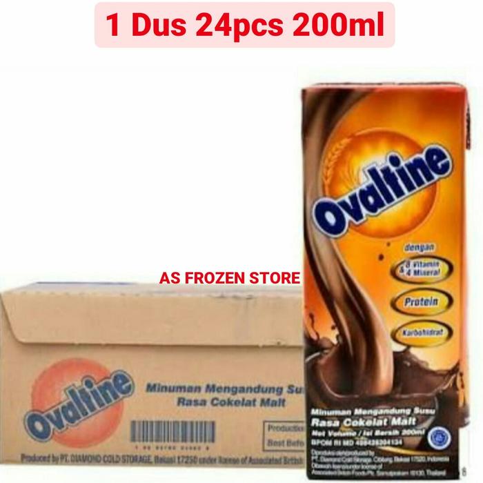 Gambar Susu Ovaltine UHT Coklat Malt 200ml 1 dus 24pcs dari AS Frozen Store undefined Tokopedia