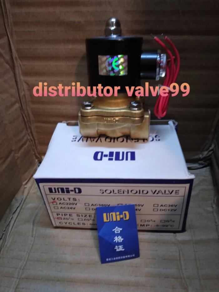 Jual SOLENOID VALVE UNID UW 25 1" AC 220/DC24 Jakarta Barat
