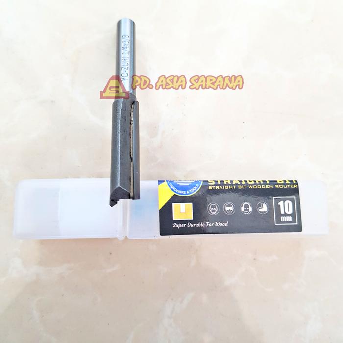Gambar Mata Profil Kayu 10mm Pilih Jenis dan Model / Mata Router Trimmer - Straight Bit dari Asia Sarana undefined Tokopedia