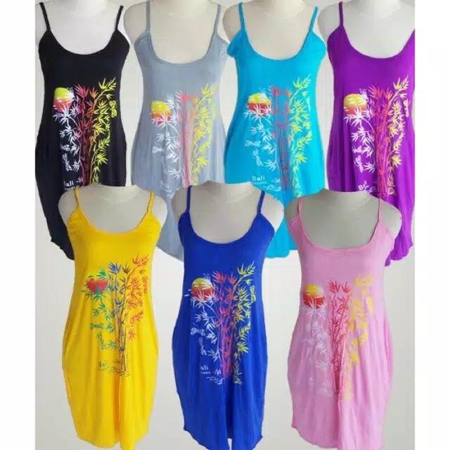 Gambar Daster singlet bambu bali - oranye dari MadeSukawati undefined Tokopedia
