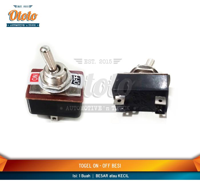 Jual Togel On Off Besi Kecil- Saklar Switch - Kota Surabaya - Ototo |  Tokopedia