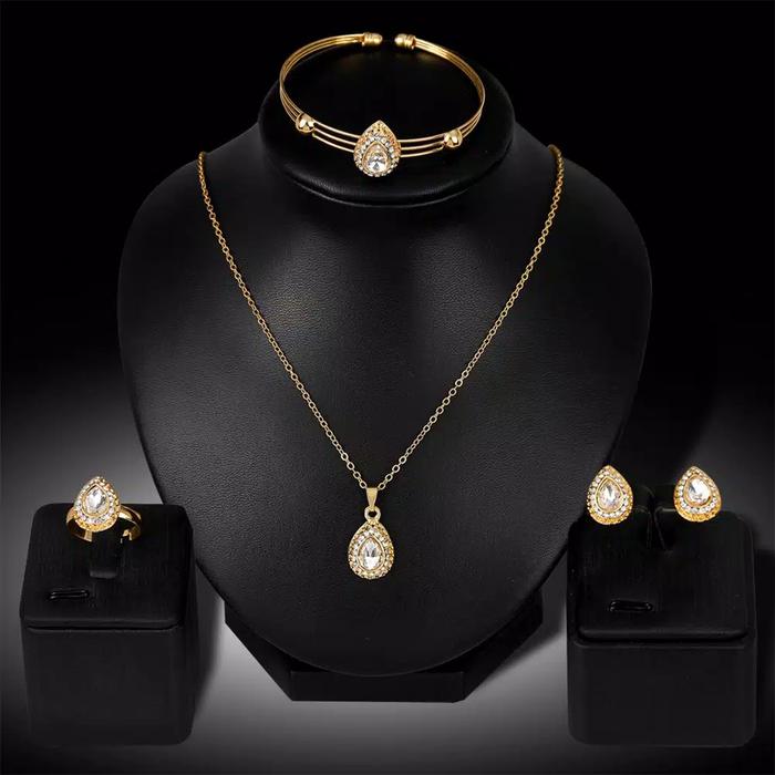 Gambar 002PL Set Perhiasan Lapis emas Xuping Premium Anti Karat dari JC 77 undefined Tokopedia