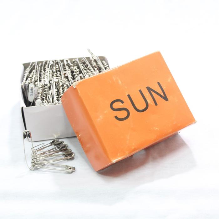 Gambar [1 Box 36 lsn] Peniti Jumbo SUN Putih Silver 5CM isi 36 lsn dari KEPOIN YUK OFFICIAL undefined Tokopedia