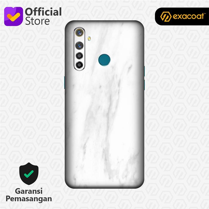 Gambar [EXACOAT] Realme 5 Pro 3M Skin / Garskin - Marble White - Model 360 Only dari Exacoat Kota Bekasi Tokopedia