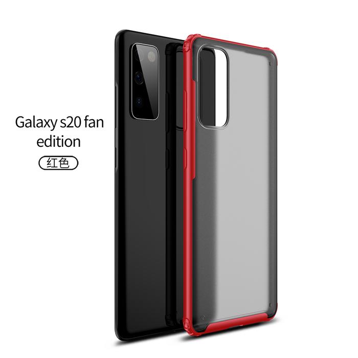 Gambar Casing Translucent Anti Crack Case Samsung Galaxy S20 FE - Merah dari Maserik Shop undefined Tokopedia