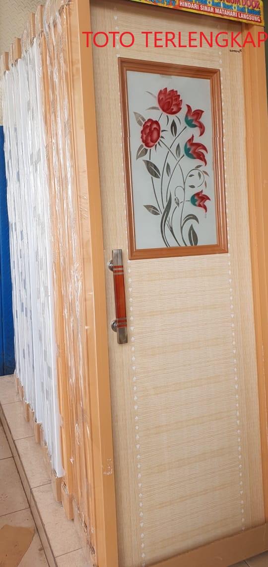 Gambar pintu kamar mandi/pintu pvc /pintu kamar mandi kaca - SETENGAH KACA dari TOTO TERLENGKAP undefined Tokopedia