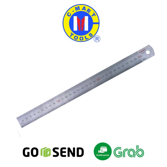 Jual Penggaris Besi Stainless steel ruler,Penggaris Stainless CMART ...