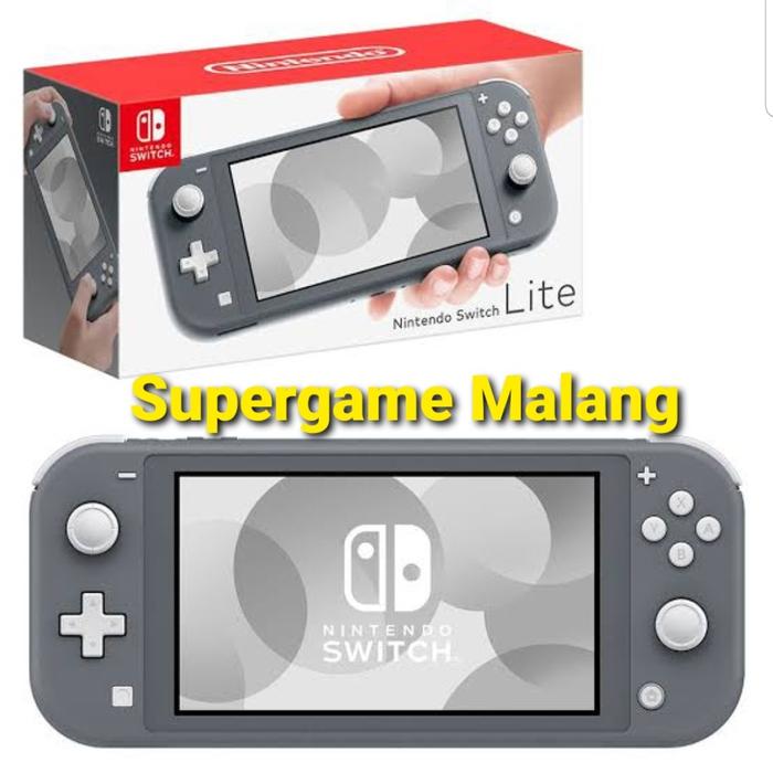 Gambar Nintendo switch lite grey - Game Ori dari Supergame Malang undefined Tokopedia