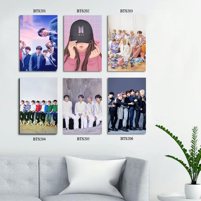 Gambar Wall Decor Poster Pajangan Hiasan Dinding Pop Art BTS Berkualitas!!! - BTS201 dari QUEEN Fashion69 undefined Tokopedia