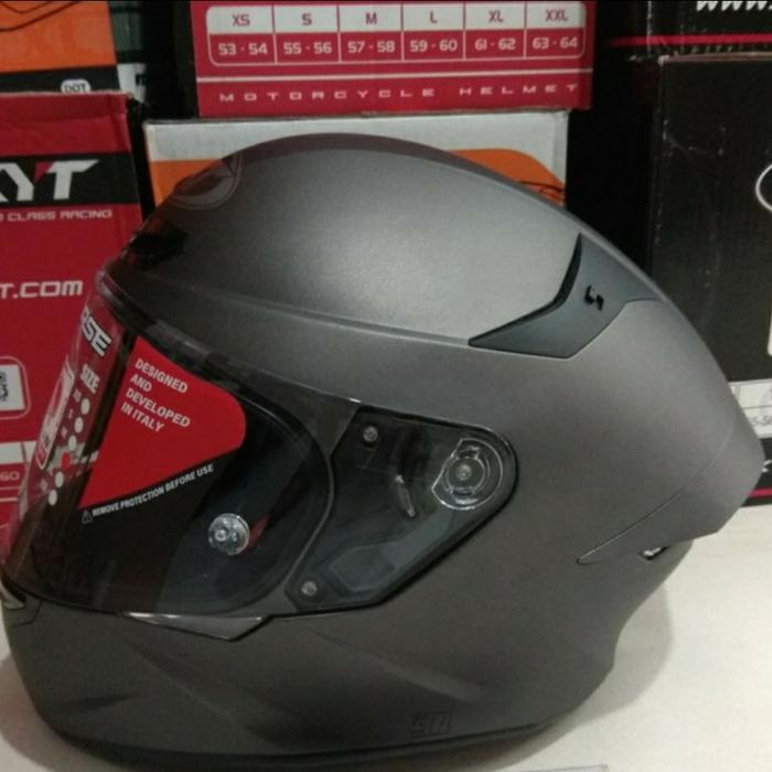 Jual Helm KYT Tt course plain abu doff 