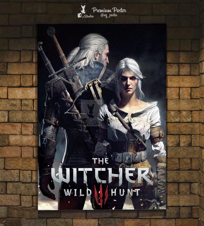 Gambar Poster Game - The Witcher 3: Wild Hunt - PC - PS4 - A3 Plus dari EG STUDIO Tokopedia undefined Tokopedia