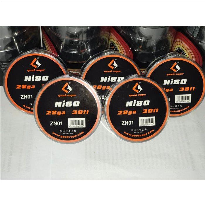 Jual kawat geek vape geekvape Wire Coil Ni80 Nichrome 80 28awg 28ga 30feet  - Kota Administrasi Jakarta Utara - Box Mod Diy Alumunium | Tokopedia