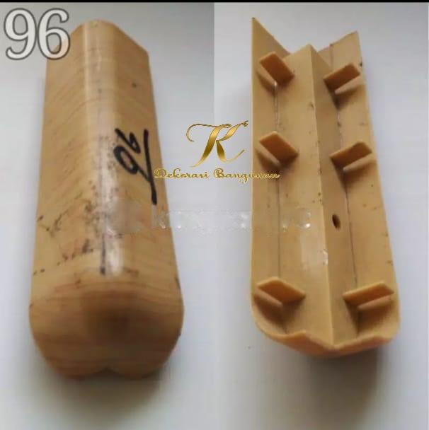 Gambar Aksesoris List Plank|Penyambung Plint|Penutup Plint|Siku Plint - T96, 8 CM dari DEKORASI BANGUNAN undefined Tokopedia