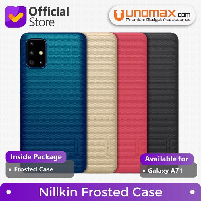 Gambar Hard Case Compatible With Samsung Galaxy A71 Nillkin Frosted - Hitam dari unomax undefined Tokopedia