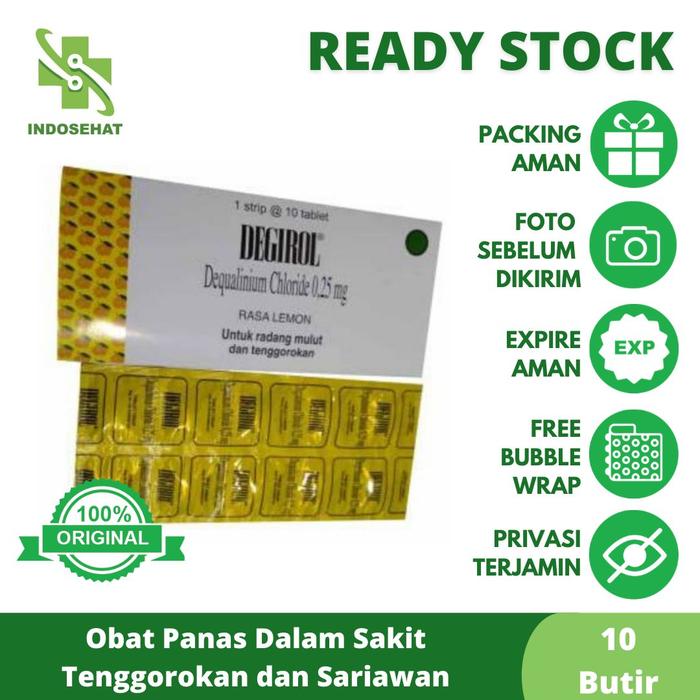 Gambar Degirol per strip 10 butir dari IndoSehat Global undefined Tokopedia