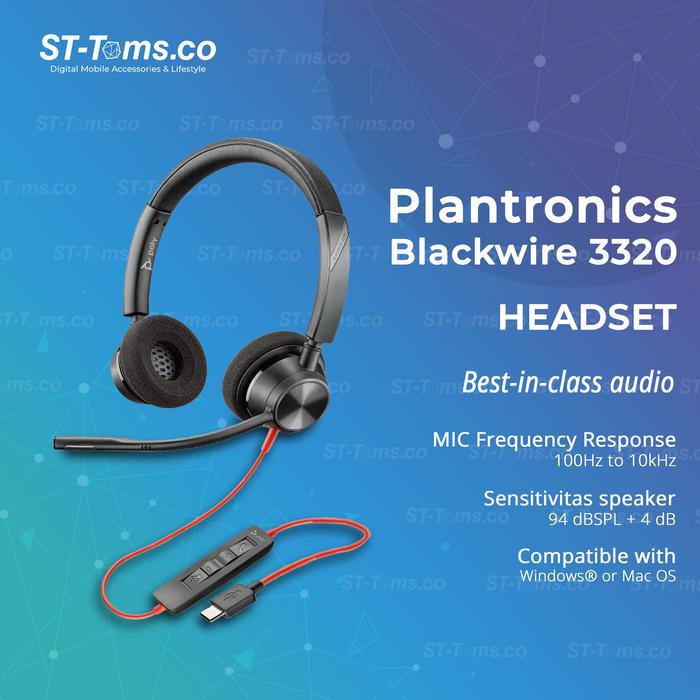 Jual Plantronics Blackwire 3320 BWC3320 