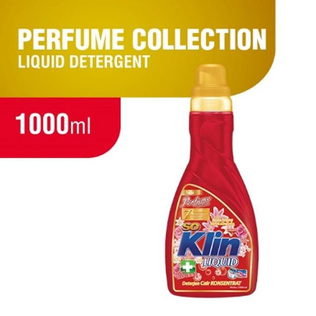 Gambar SO KLIN LIQUID - DETERJEN CAIR KONSENTRAT - 1L - KEMASAN BOTOL - PERFUME COLLECT dari Leovirshop undefined Tokopedia