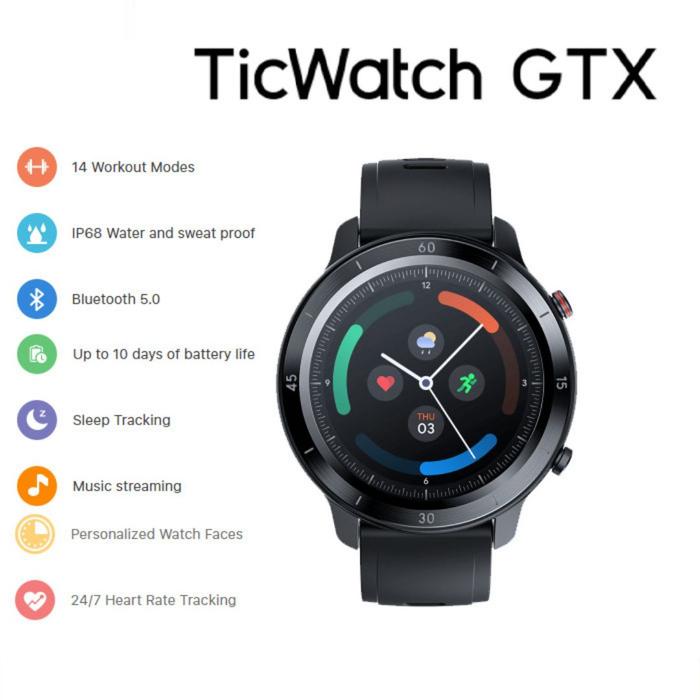 Jual Mobvoi Ticwatch GTX Fitness Smartwatch - Kota Tangerang Selatan -  Mobvoi Official Store | Tokopedia