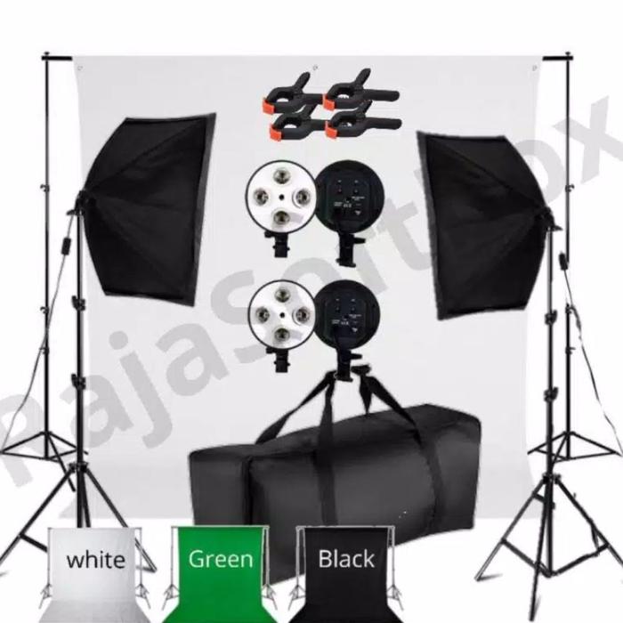 Gambar Paket Komplit Lampu Video Lighting Set SF2 dari Gudang Foto undefined Tokopedia