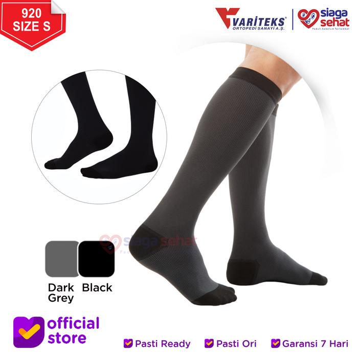 Gambar Variteks- Varicose socks ( Stocking varises pria Size S) ccl 2 - Hitam dari Siaga Sehat Medical Store undefined Tokopedia