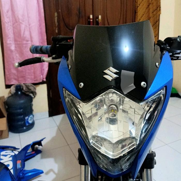 Gambar VISOR SATRIA FU FACELIFT VISOR SGA SATRIA FU WINDSHIELD VISOR FU FL dari Berkahmotoshopp undefined Tokopedia
