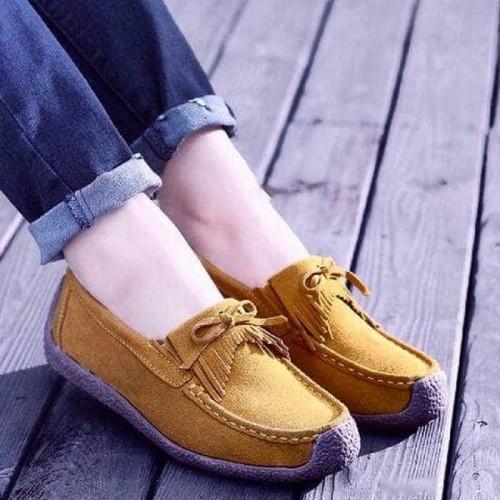 Gambar SEPATU WANITA FLAT SHOES COKLAT TAN - coklat tan, 37 dari Auroragalery undefined Tokopedia