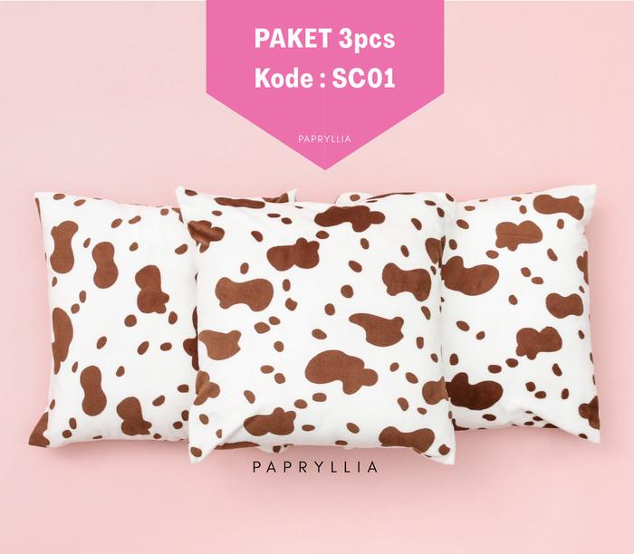 Gambar Krucils Store - Paket 3pcs Sarung Bantal Sofa/Kursi Motif (Kode: SC01) - 30X30cm dari KRUCILS.STORE undefined 3 Tokopedia