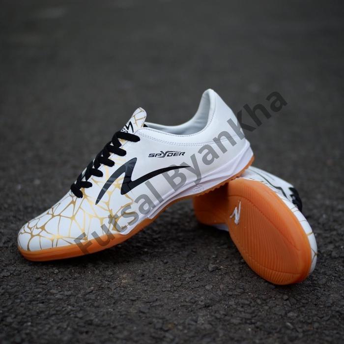 Gambar Sepatu Futsal SPECS SPYDER Model Baru - 39, Putih Gold dari ByanKha Store undefined Tokopedia