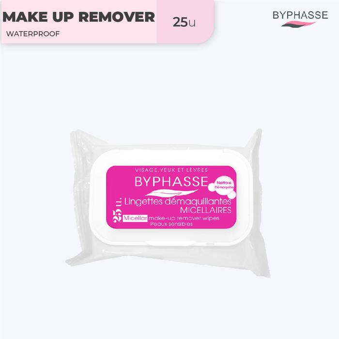 Gambar Byphasse Make-Up Remover Wipes Micellar Solution Sensitive Skin 25U. dari Leivy Naturally Indonesia undefined Tokopedia