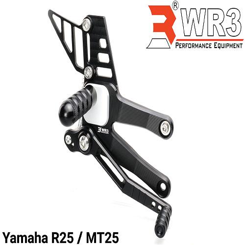 Gambar Footstep / Underbone Racing Depan WR3 V-Series R25/MT25 - Hitam Silver dari WR3 Kota Administrasi Jakarta Barat Tokopedia