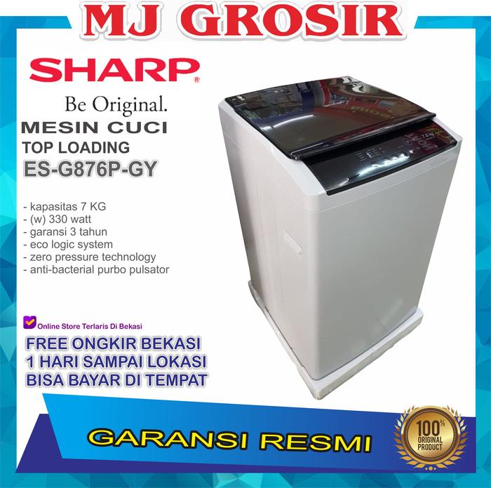 Jual Mesin Cuci 1 Tabung Sharp Esg 876 Pgy 876pgy Top Loading 7 Kg Zero Pre Kota Bekasi Mj Grosir Elektronik Tokopedia