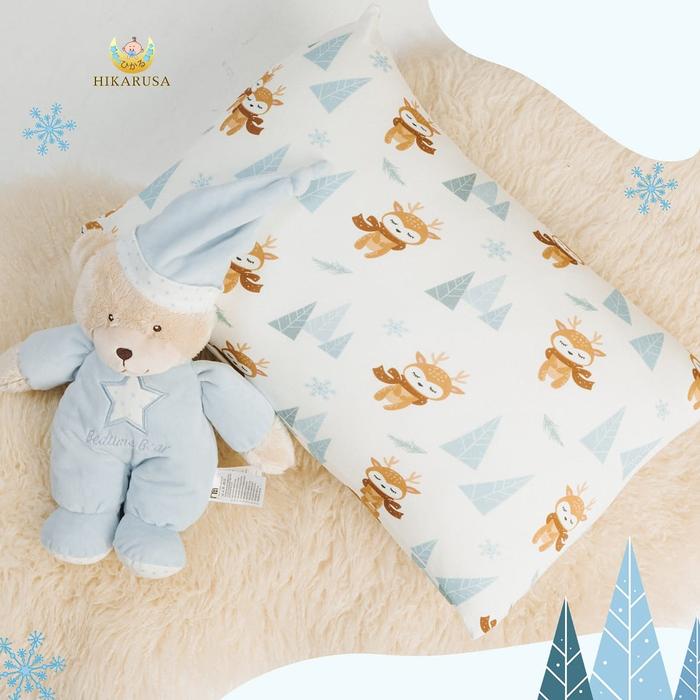 Gambar Bantal Hikarusa size small Snow Deer tencel modal empuk - sarung dari Kenzobabyshop_NEW undefined Tokopedia