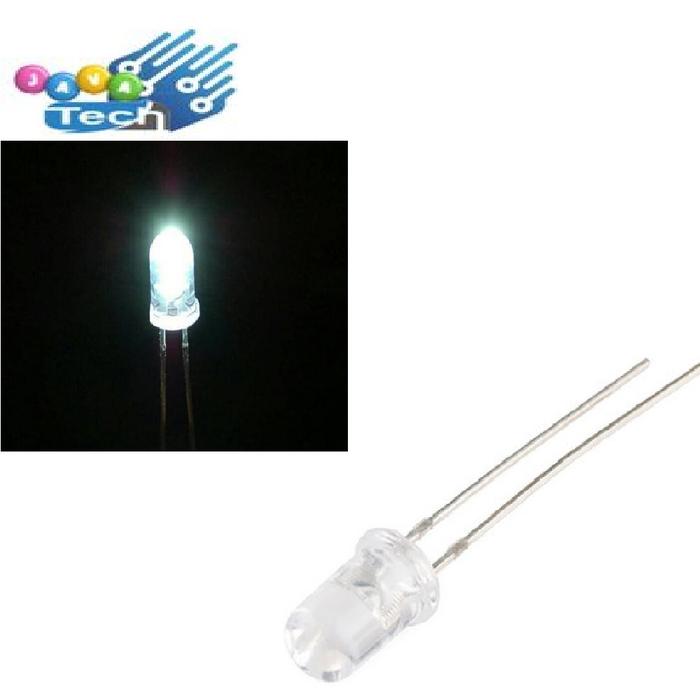 Gambar LED Super Bright 5mm 10pcs - Putih dari javatech undefined Tokopedia