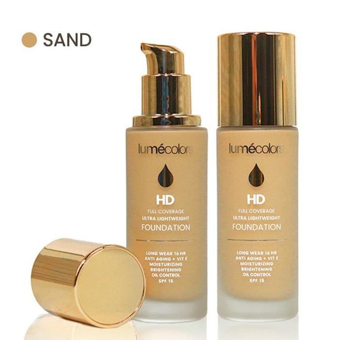 Gambar LUMECOLORS FOUNDATION ORIGINAL OFFICIAL HD FULL COVERAGE ULTRA LIGHTWE - Sand dari Abimayu seller undefined Tokopedia