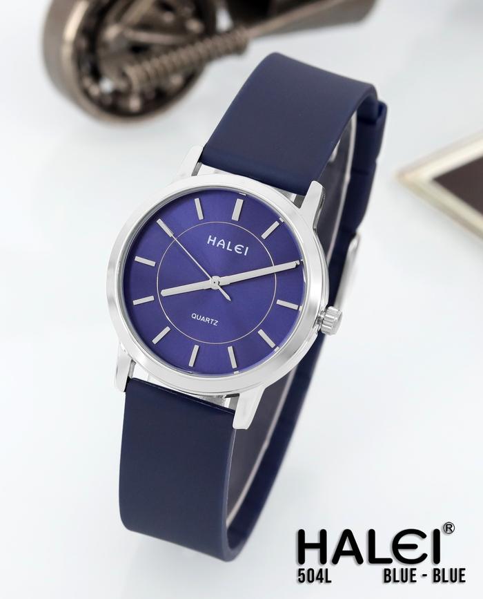 Gambar Termurah bisa COD Jam tangan wanita Original HALEI 504 karet tahan air - wanita-blue dari HALEI OFFICIAL SHOP undefined Tokopedia