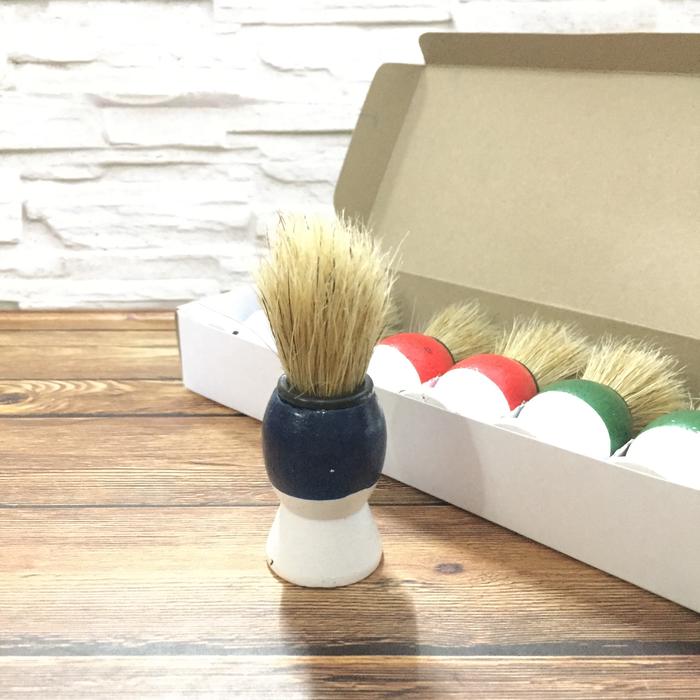 Gambar kuas jenggot kayu/kuas jenggot barber dari Beaute Shops undefined Tokopedia