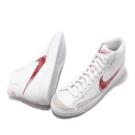 Jual NIKE Vintage Mid Blazer '77 Sketch Red Original 41 Kota