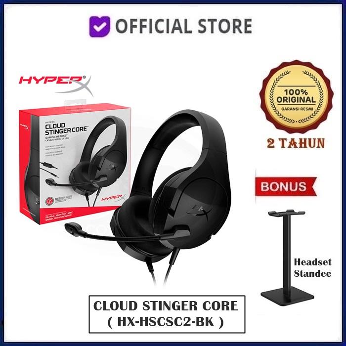 Gambar HyperX Cloud Stinger Core Kingston Wired PC Gaming Headset Headphone - Headset Only dari Dunia Mas Computer undefined Tokopedia