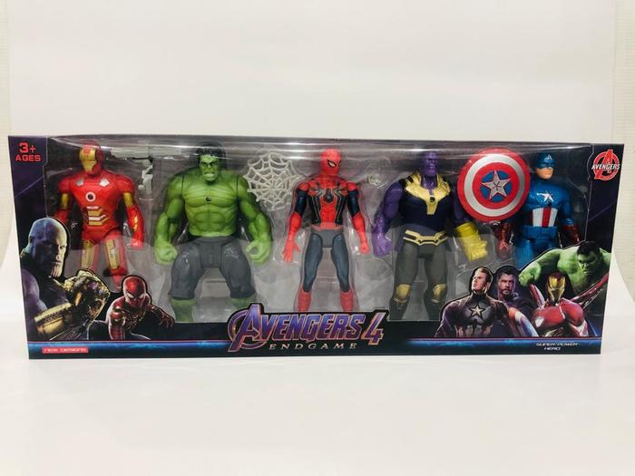 Gambar Mainan Robot Avenger isi 5 T 15cm - Mainan Action Figur Robot - AVENGERISI5 18C dari Terus Jaya Toys undefined Tokopedia