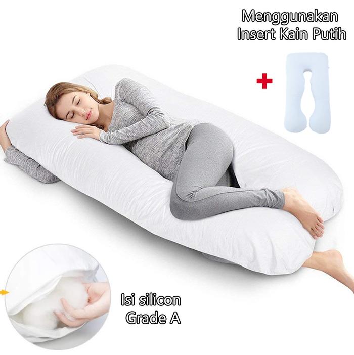 Gambar Bantal Ibu Hamil Menyusui Empuk Isi Silikon Grade A - Tulis Di Chat dari Azahira Store undefined Tokopedia