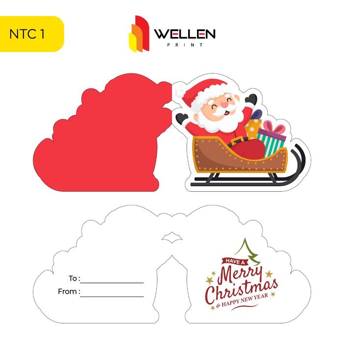 Gambar WELLEN PRINT - Cetak Kartu Ucapan Natal custom /print Christmas Card Hampers Seri 1 - Desain 1 dari WELLEN PRINT OFFICIAL undefined Tokopedia