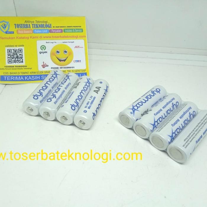 Gambar Baterai Charger AA Dynamax 1000mAh dari Toserba Teknologi store undefined Tokopedia
