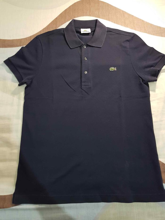 Lacoste Original Lacoste 100 Kaos Polo Shirt Lacoste Navy Original